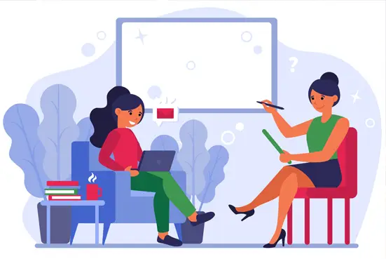 Ilustración sobre mentoría pedagógica